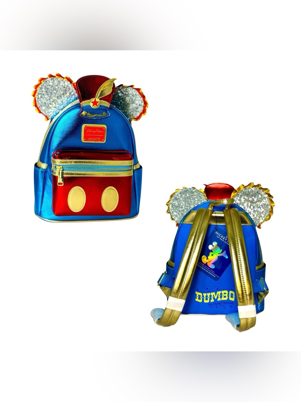 Loungefly x Disney Parks Mickey’s Main Attraction Series Dumbo LE Mini Backpack